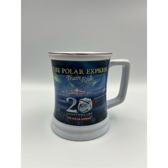 New Polar Express Train Ride Believe 20th Anniversary Large Coffee Mug - Picture 1 of 4
